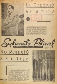 Suplemento policial.