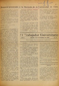 El Trabajador universitario.