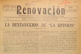 Renovación (Tome, Chile : 1934)