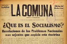 El Vocero comunal (Santiago, Chile : 1935)