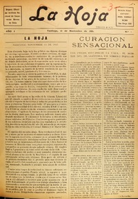 La Hoja (Santiago, Chile : 1935)