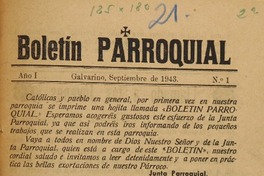 Boletín parroquial