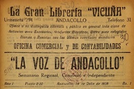 Voz de Andacollo.