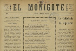 El monigote periódico del 3er. año A del Liceo Fiscal de Niñas.