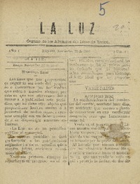 La Luz órgano de los alumnos del Liceo de Rengo.