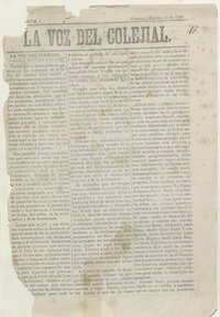 La Voz del colegial.