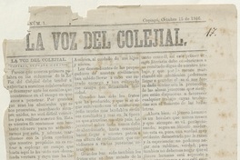 La Voz del colegial.