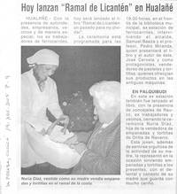 Hoy lanzan "Ramal de Licantén" en Hualañé.