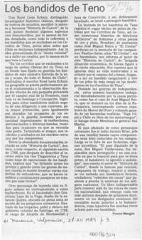 Los bandidos de Teno.