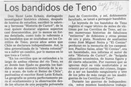 Los bandidos de Teno.