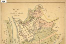 Plano de la población de Carahue.