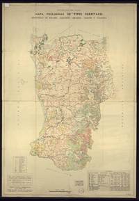 Mapa preliminar de tipos forestales.