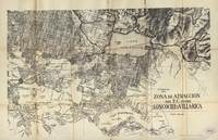 Plano de la zona de atracción del F.C entre Loncoche a Villa Rica.