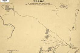 Plano de 16 hijuelas sueltas entre Temuco i Cholchol.