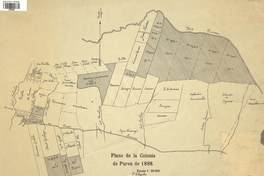 Plano de la Colonia de Purén de 1898.