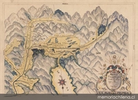 Planta y descripción del Valle de Aconcagua, siglo XVIII.