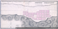 Plano de la villa Santo Domingo de Rozas y de las chacaras repartidas a sus pobladores.