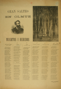 Gran salteo en Olmué. Muertos i heridos.