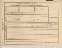 [Telegrama] 1945 nov. 20, [Brasil] [al] Rotary Club, Santiago, Chile