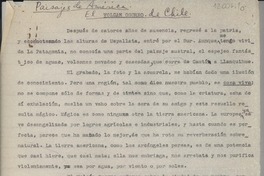 [Paisajes de América] : [el] volcán Osorno [de Chile]