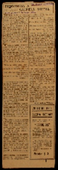 Bienvenida a Gabriela Mistral