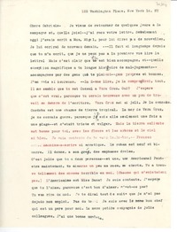 [Carta] juin 10, 122 Washington Place, New York 14, NY, [EE.UU.] [a] Gabriela [Mistral]