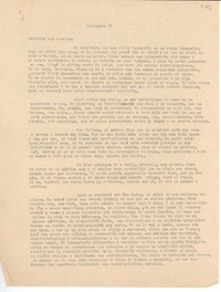 [Carta] nov. 27, [México] [a] Gabriela [Mistral]