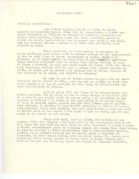 [Carta] 1949 sept. 26, [México] [a] Gabriela Mistral