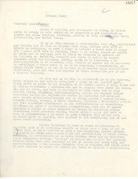 [Carta] 1949 oct. 10, [México] [a] Gabriela Mistral