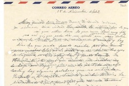 [Carta] 1942 nov. 15, La Serena, [Chile] [a] [Gabriela Mistral]