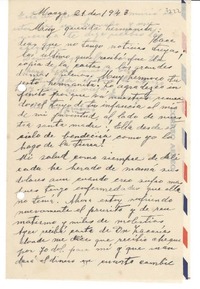 [Carta] 1943 mar. 21, [La Serena, Chile] [a] [Gabriela Mistral]