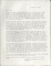 [Carta] 1973 Jan. 30 [a] Dear Julia [M. Blanco]