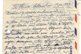 [Carta] 1943 sept. 1, La Serena, [Chile] [a] [Gabriela Mistral]