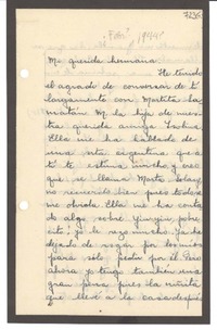 [Carta] [1944 feb., La Serena] [a] Gabriela Mistral