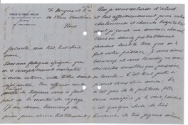 [Carta] [1933], París [a] Gabriela Mistral