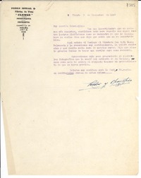 [Carta] 1947 dic. 3, Vicuña [Chile] [a] Gabriela Mistral