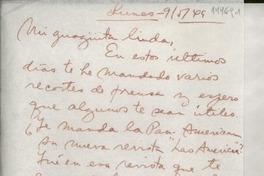 [Carta] 1949 mayo 9 [a la] Guagüita linda
