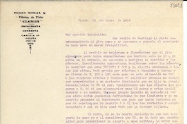 [Carta] 1948 ene. 21, Vicuña [Chile] [a] Gabriela Mistral