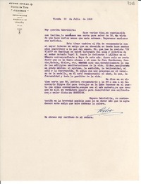 [Carta] 1948 jul. 22, Vicuña [Chile] [a] Gabriela Mistral