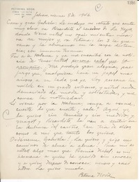 [Carta] 1946 feb. 8, La Yaya, [Cuba] [a] Gabriela Mistral