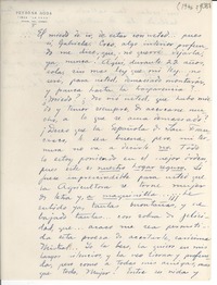 [Carta] [1946, La Yaya, Cuba] [a] Gabriela Mistral