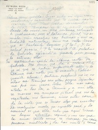 [Carta] 1948 ene. 10, La Yaya, [Cuba] [a] Gabriela Mistral