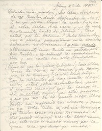 [Carta] 1950 feb. 23, [La Yaya, Cuba] [a] Gabriela Mistral