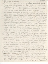 [Carta] 1950 jun. 13, [La Yaya, Cuba] [a] Jorge Mañach