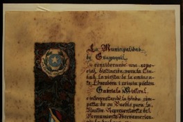 [Diploma] 1938 ago. 16, Guayaquil, Ecuador [a] Gabriela Mistral