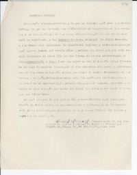 [Carta] 1946 ene., París, [Francia] [a] Gabriela Mistral