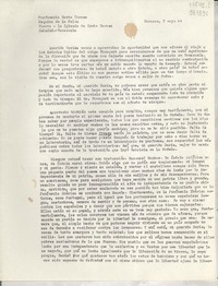 [Carta] 1964 mayo 7, Caracas, [Venezuela] [a] Querida Doris