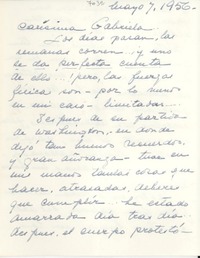 [Carta] 1956 mayo 7, [EE.UU.?] [a] Gabriela [Mistral]