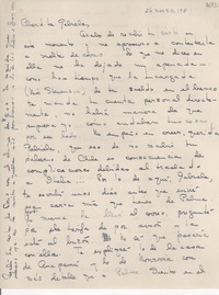 [Carta] 1951 mar. 26, [Estados Unidos] [a] Gabriela Mistral
