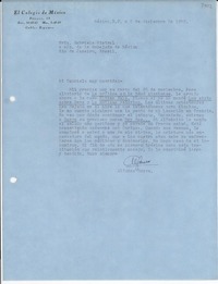 [Carta] 1942 dic. 9, México D.F. [a] Gabriela Mistral, Río de Janeiro, Brasil